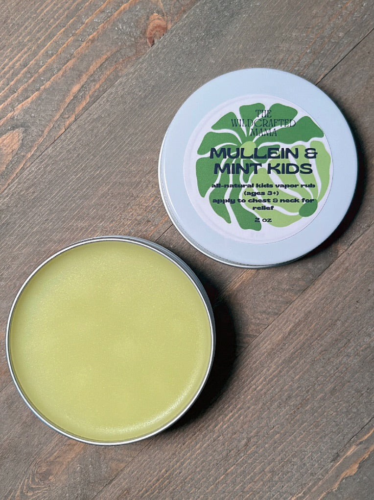 Mullein & Mint KIDS (All-Natural Vapor Rub)